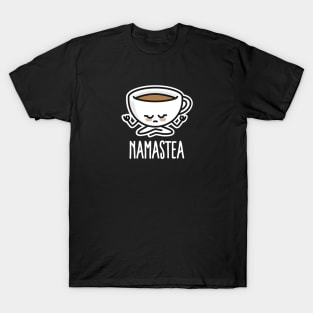 Namastea Namaste meditation tea Yoga pun gift idea T-Shirt